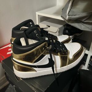 Jordan White and Black Sneakers